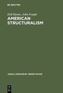 Cover: American Structuralism - De Gruyter Mouton