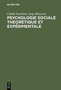 Cover: Psychologie sociale theor&eacute;tique et exp&eacute;rimentale - De Gruyter Mouton