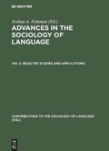 Cover: Selected Studies and Applications - De Gruyter Mouton
