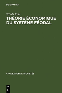 Abbildung von: Théorie économique du système féodal - De Gruyter Mouton