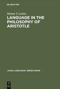 Bild: Language in the Philosophy of Aristotle - De Gruyter Mouton