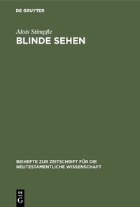 Abbildung von: Blinde sehen - De Gruyter