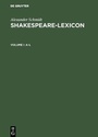 Cover: Shakespeare-Lexicon - De Gruyter