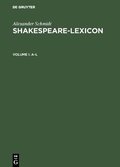 Cover: Shakespeare-Lexicon - De Gruyter