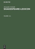 Cover: Shakespeare-Lexicon - De Gruyter