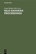 Cover: Nilo-Saharan Proceedings - De Gruyter Mouton