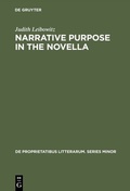 Cover: Narrative Purpose in the Novella - De Gruyter Mouton