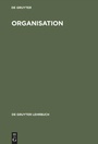 Cover: Organisation - De Gruyter