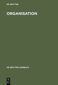 Enlarge image Cover: Organisation - De Gruyter