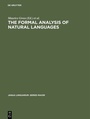 Cover: The Formal Analysis of Natural Languages - De Gruyter Mouton