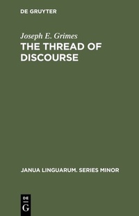 Abbildung von: The Thread of Discourse - De Gruyter Mouton