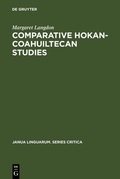 Cover: Comparative Hokan-Coahuiltecan Studies - De Gruyter Mouton