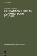 Cover: Comparative Hokan-Coahuiltecan Studies - De Gruyter Mouton