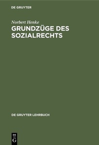 Abbildung von: Grundzüge des Sozialrechts - De Gruyter