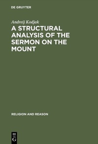 Abbildung von: A Structural Analysis of the Sermon on the Mount - De Gruyter