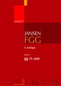 Cover: FGG. Gesetz &uuml;ber die Angelegenheiten der freiwilligen Gerichtsbarkeit / &sect;&sect; 71-200 FGG - De Gruyter