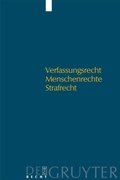 Cover: Verfassungsrecht - Menschenrechte - Strafrecht - De Gruyter