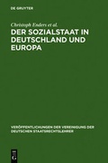 Cover: Der Sozialstaat in Deutschland und Europa - De Gruyter
