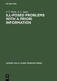 Abbildung von: Ill Posed Problems with A Priori Information - VSP International Science Publishers