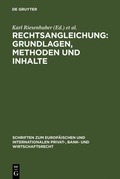 Cover: Rechtsangleichung: Grundlagen, Methoden und Inhalte - De Gruyter