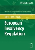 Cover: European Insolvency Regulation - De Gruyter