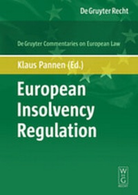 Abbildung von: European Insolvency Regulation - De Gruyter