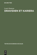 Cover: Dravidien et Kariera - De Gruyter Mouton