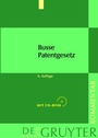 Cover: Patentgesetz - De Gruyter