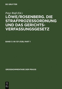 Abbildung von: §§ 137-212b - De Gruyter
