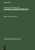 Cover: Handelsgesetzbuch / &sect;&sect; 425-452 - De Gruyter