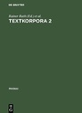 Cover: Textkorpora 2 - De Gruyter