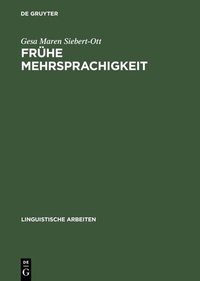 Abbildung von: Frühe Mehrsprachigkeit - De Gruyter