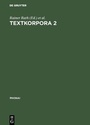 Cover: Textkorpora 2 - De Gruyter