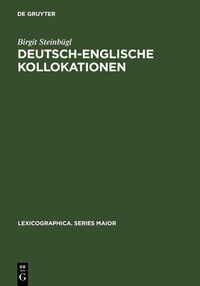 Abbildung von: Deutsch-englische Kollokationen - De Gruyter