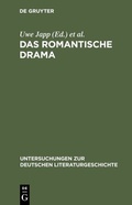 Cover: Das romantische Drama - De Gruyter