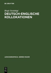 Abbildung von: Deutsch-englische Kollokationen - De Gruyter