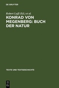 Cover: Konrad von Megenberg: Buch der Natur - De Gruyter