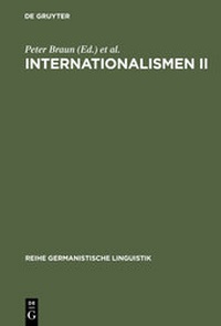 Abbildung von: Internationalismen II - De Gruyter