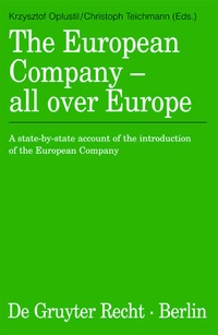 Abbildung von: The European Company - all over Europe - De Gruyter