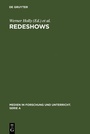 Cover: Redeshows - De Gruyter
