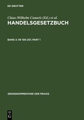 Cover: Handelsgesetzbuch / &sect;&sect; 105-237 - De Gruyter