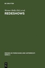 Cover: Redeshows - De Gruyter