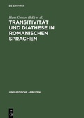 Cover: Transitivit&auml;t und Diathese in romanischen Sprachen - De Gruyter