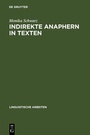 Cover: Indirekte Anaphern in Texten - De Gruyter