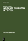 Cover: Indirekte Anaphern in Texten - De Gruyter