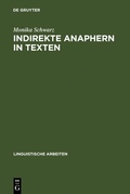 Cover: Indirekte Anaphern in Texten - De Gruyter