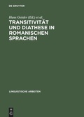 Cover: Transitivit&auml;t und Diathese in romanischen Sprachen - De Gruyter