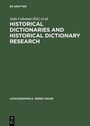 Bild: Historical Dictionaries and Historical Dictionary Research - De Gruyter