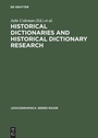 Bild: Historical Dictionaries and Historical Dictionary Research - De Gruyter