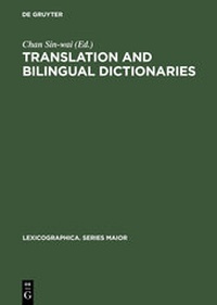 Abbildung von: Translation and Bilingual Dictionaries - De Gruyter